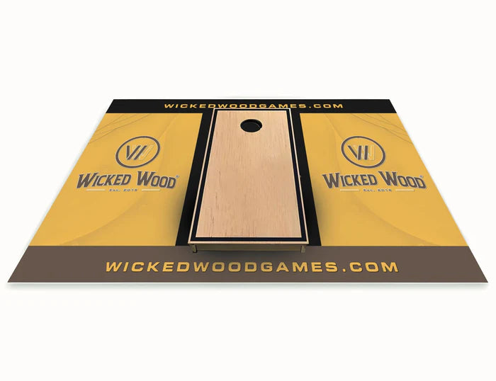 Cornhole Pitching Mats - Set professionale di due tappeti