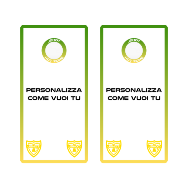 Set 2 Cornhole Tavole Personalizzate - Doppia