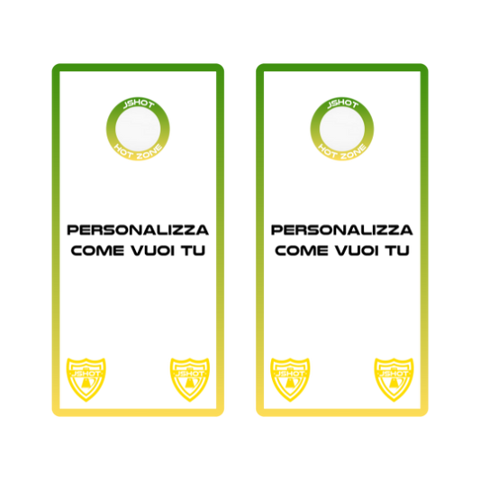 Set 2 Cornhole Tavole Personalizzate - Doppia