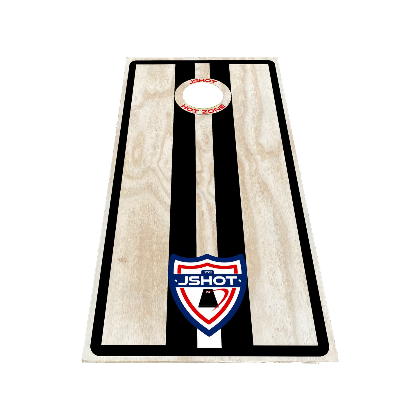Tavola Cornhole Black & White Stripes